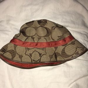 Authentic Coach signature bucket hat